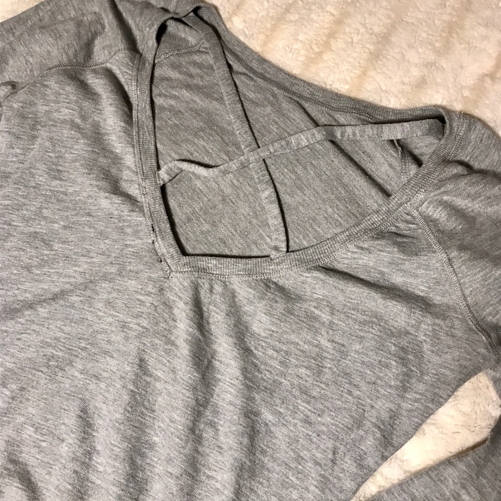 Zella gray workout top